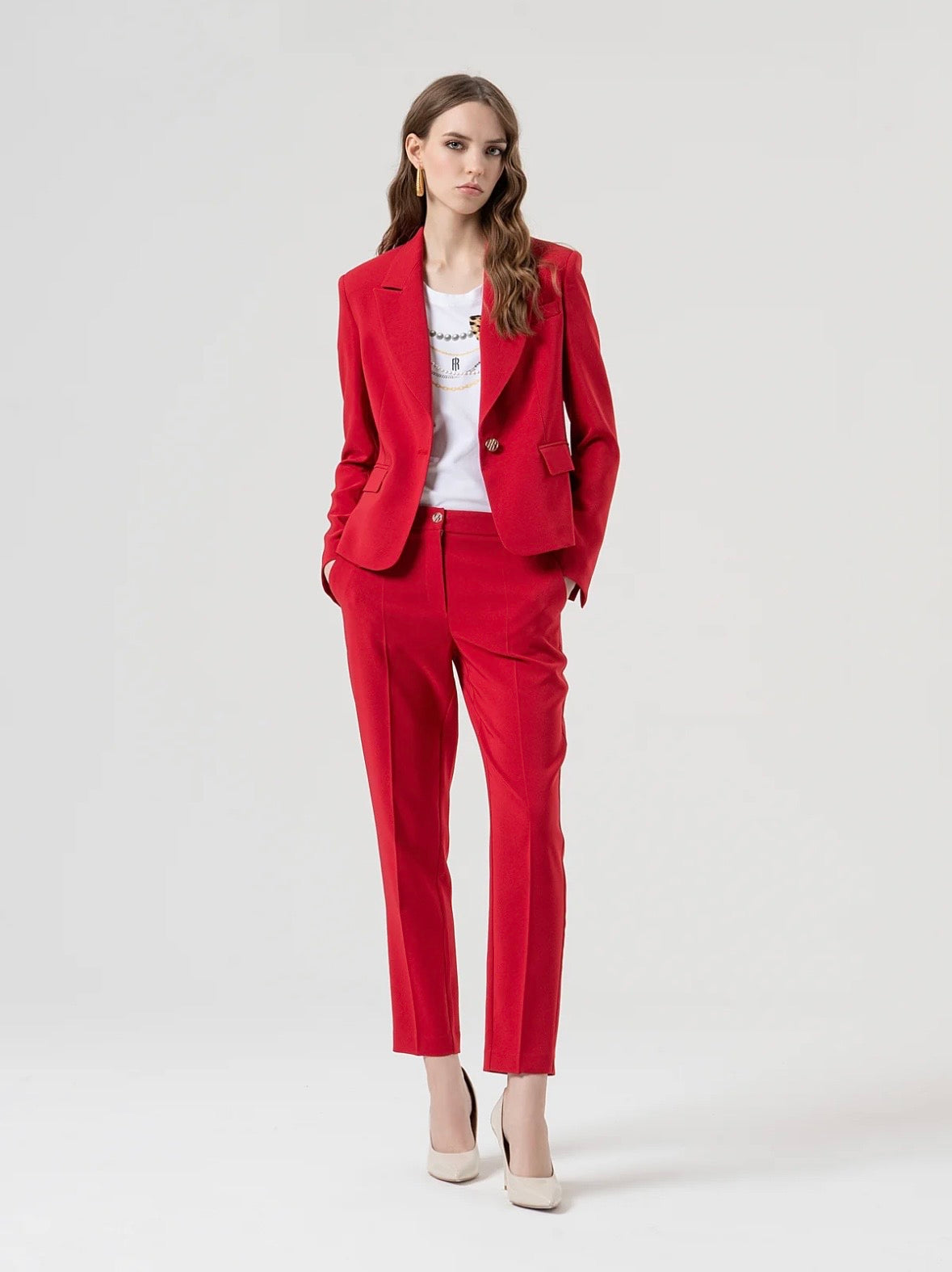 Blazer regular monopetto