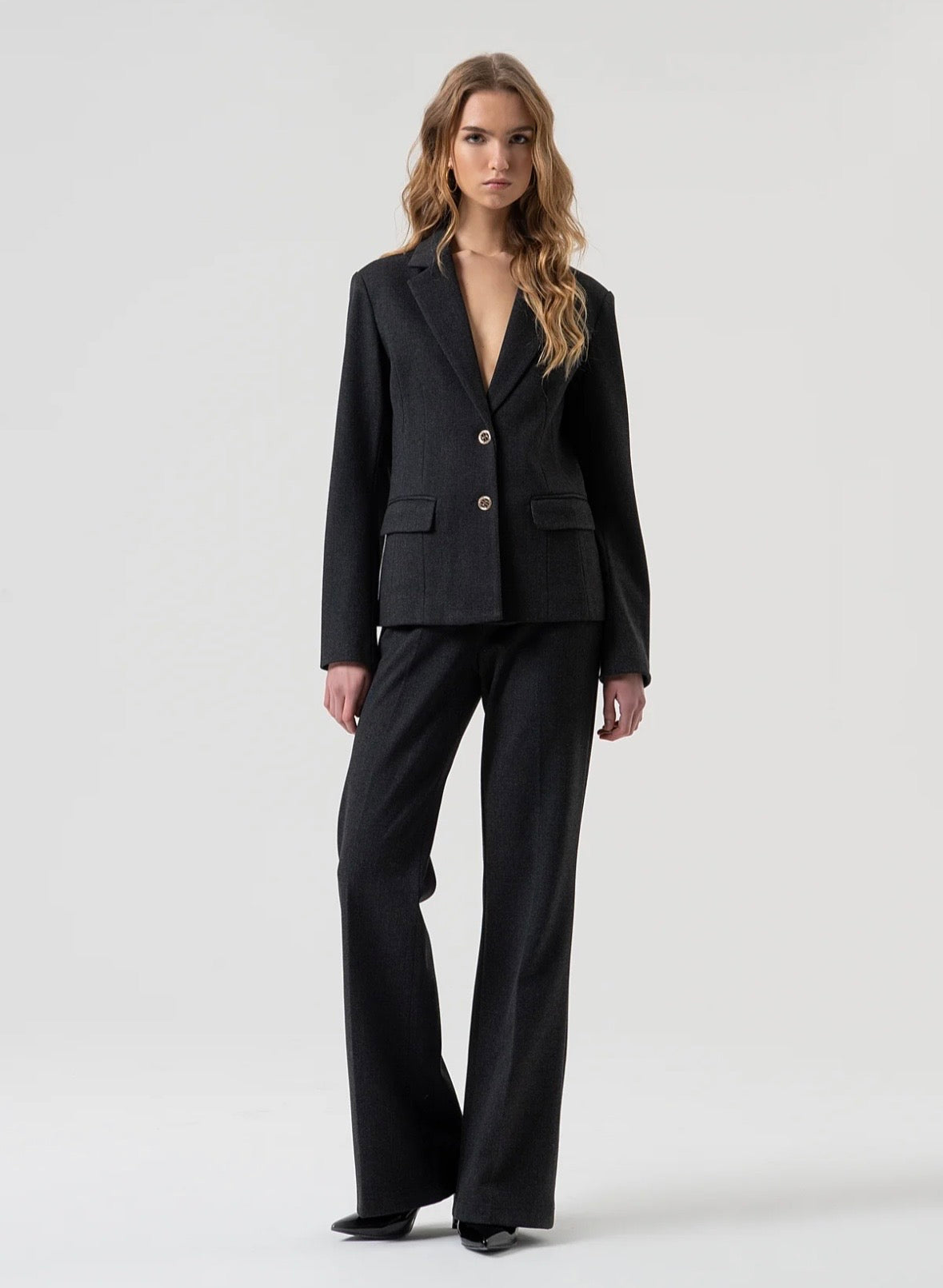 Blazer regular monopetto in punto milano