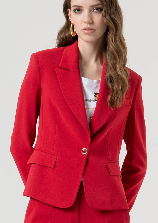 Blazer regular monopetto