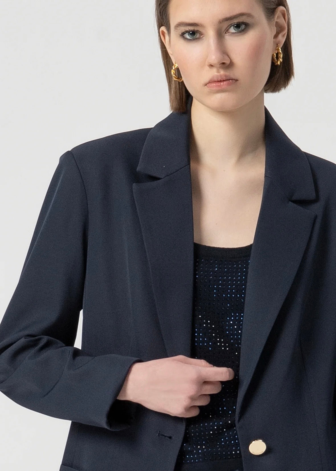 Blazer regular monopetto